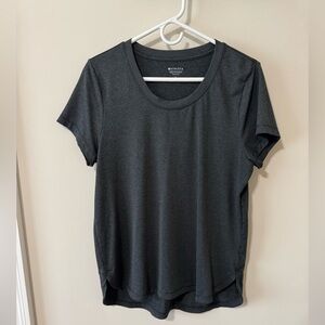 Athleta Charcoal Crew Neck Tee